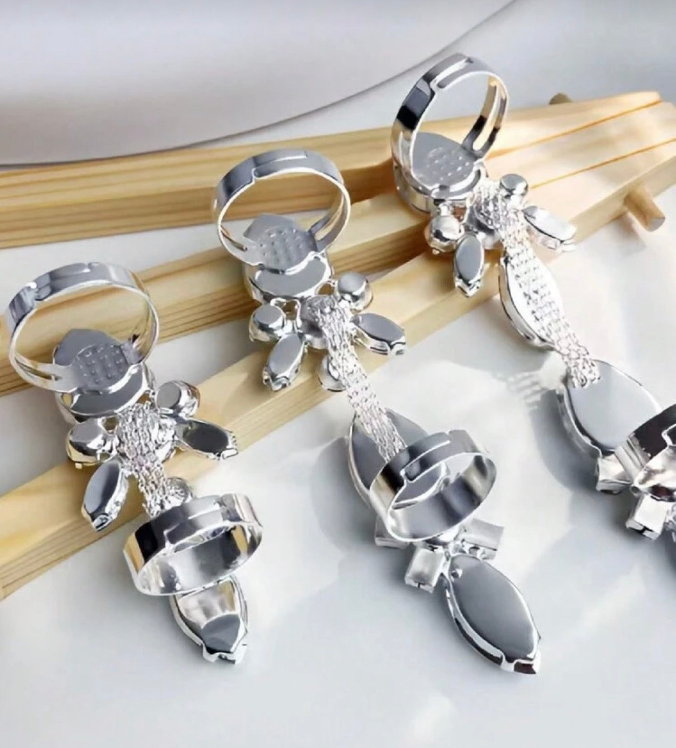 Glam Bloom Rings