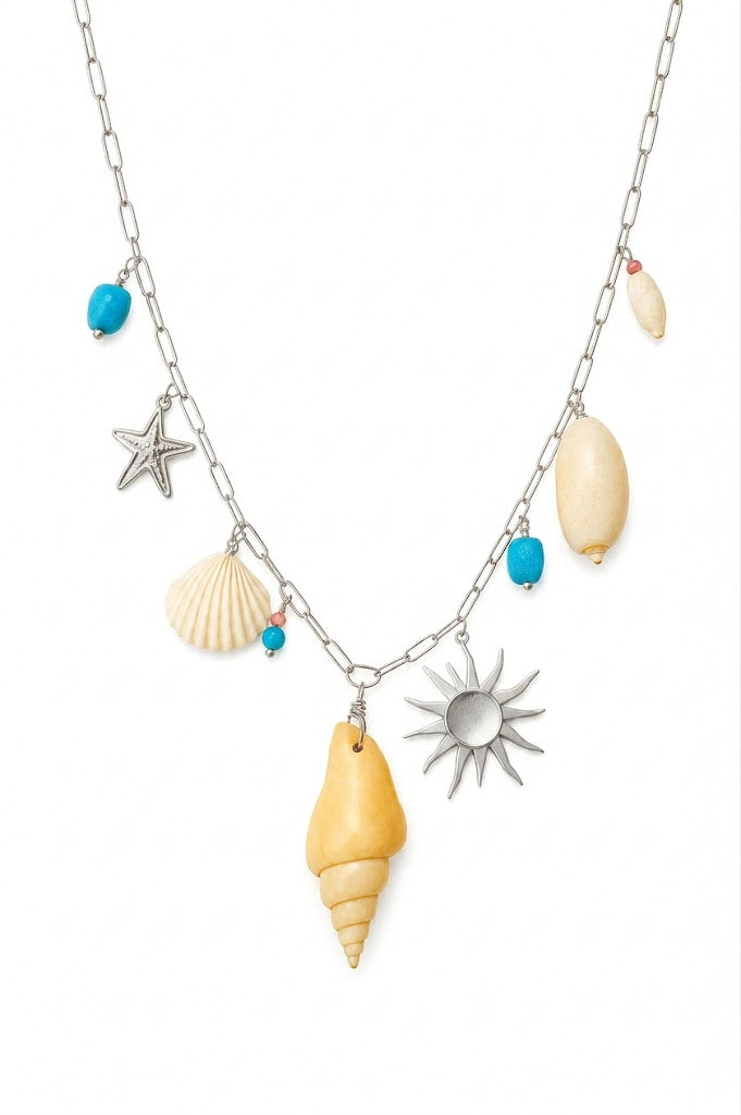 Turquoise Shell Necklace