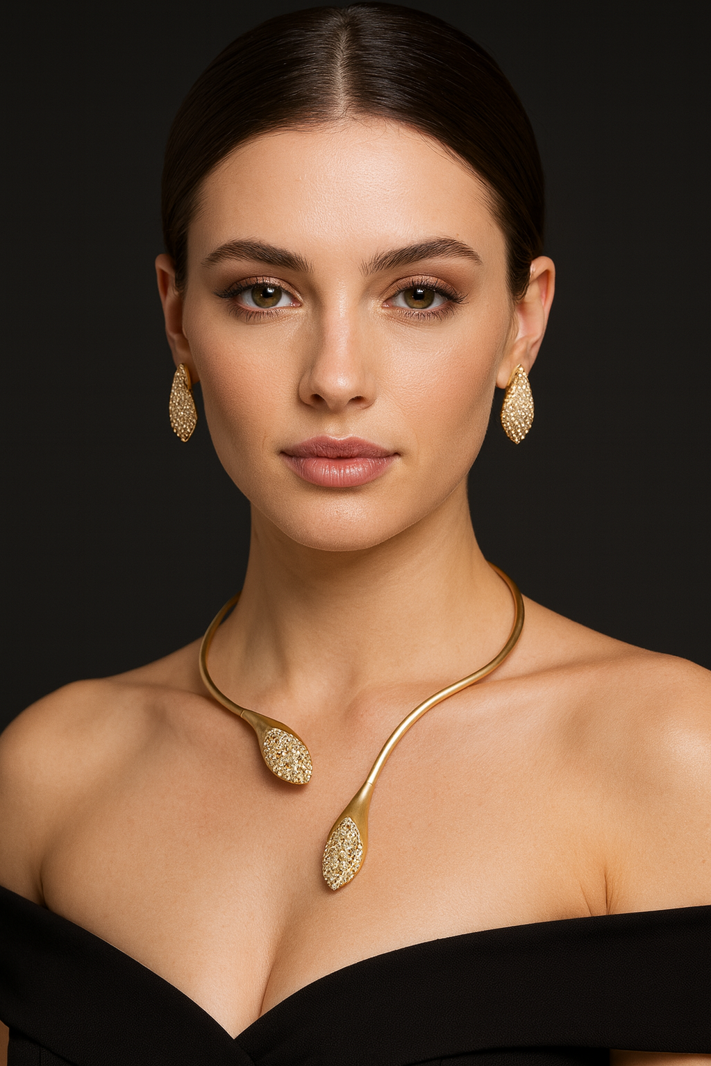 Golden Teardrop Set