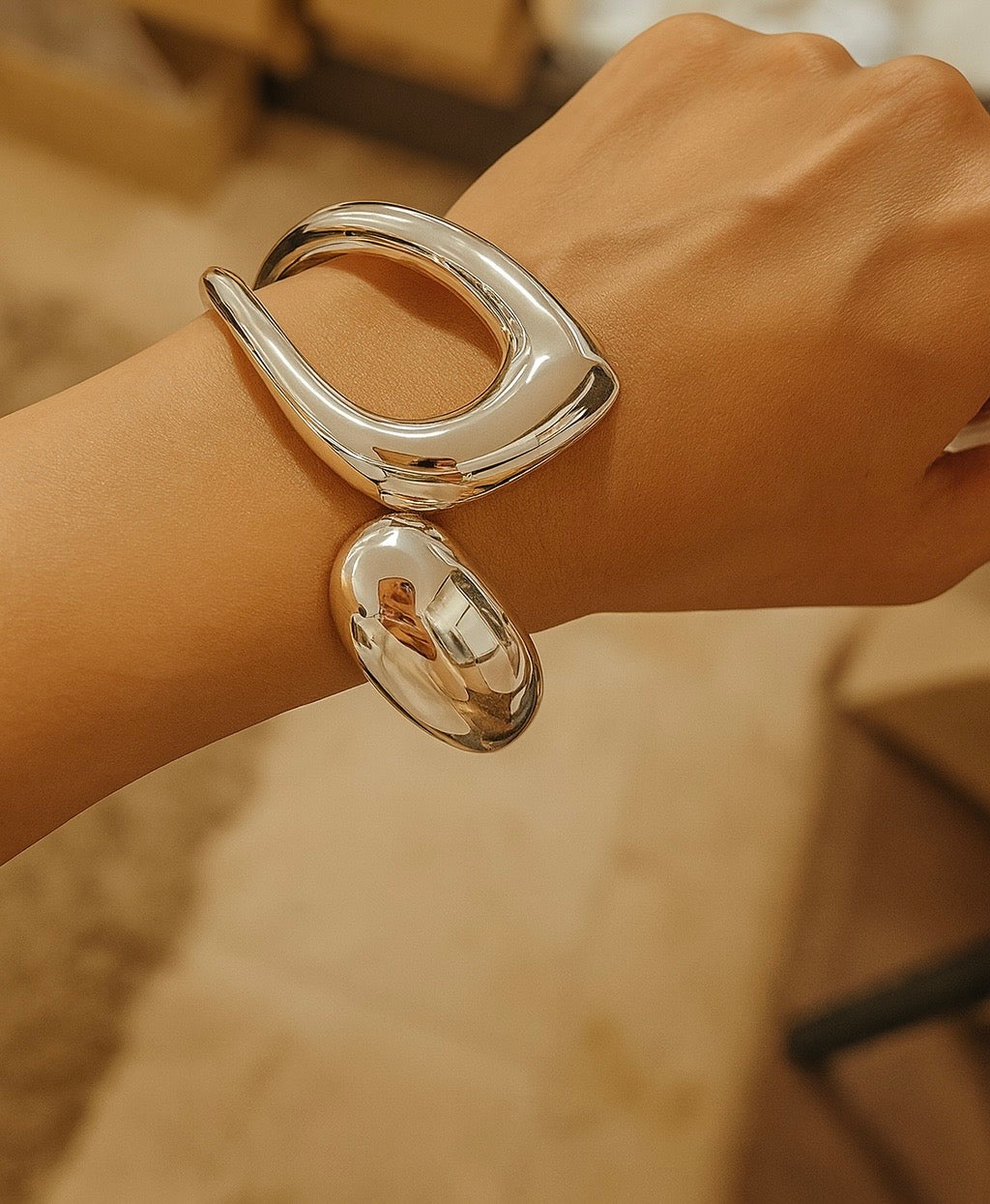 Bold Sculptural Cuff