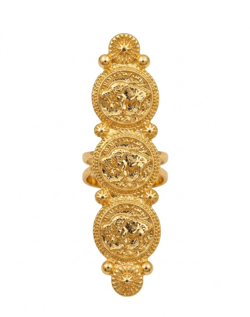 Vintage Lily Statement Ring