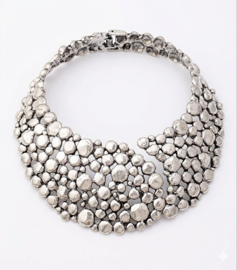 Rocher Argenté Statement Necklace