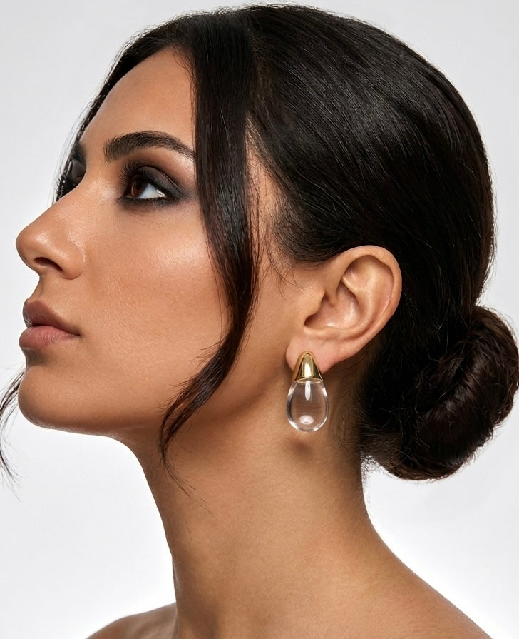 Zenith Resin Drops Earrings