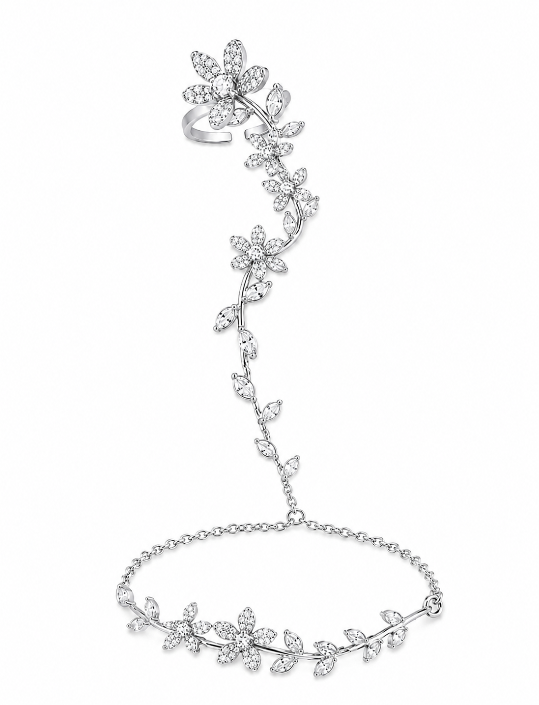 Top Rated Rhinestone Hand Bracelet