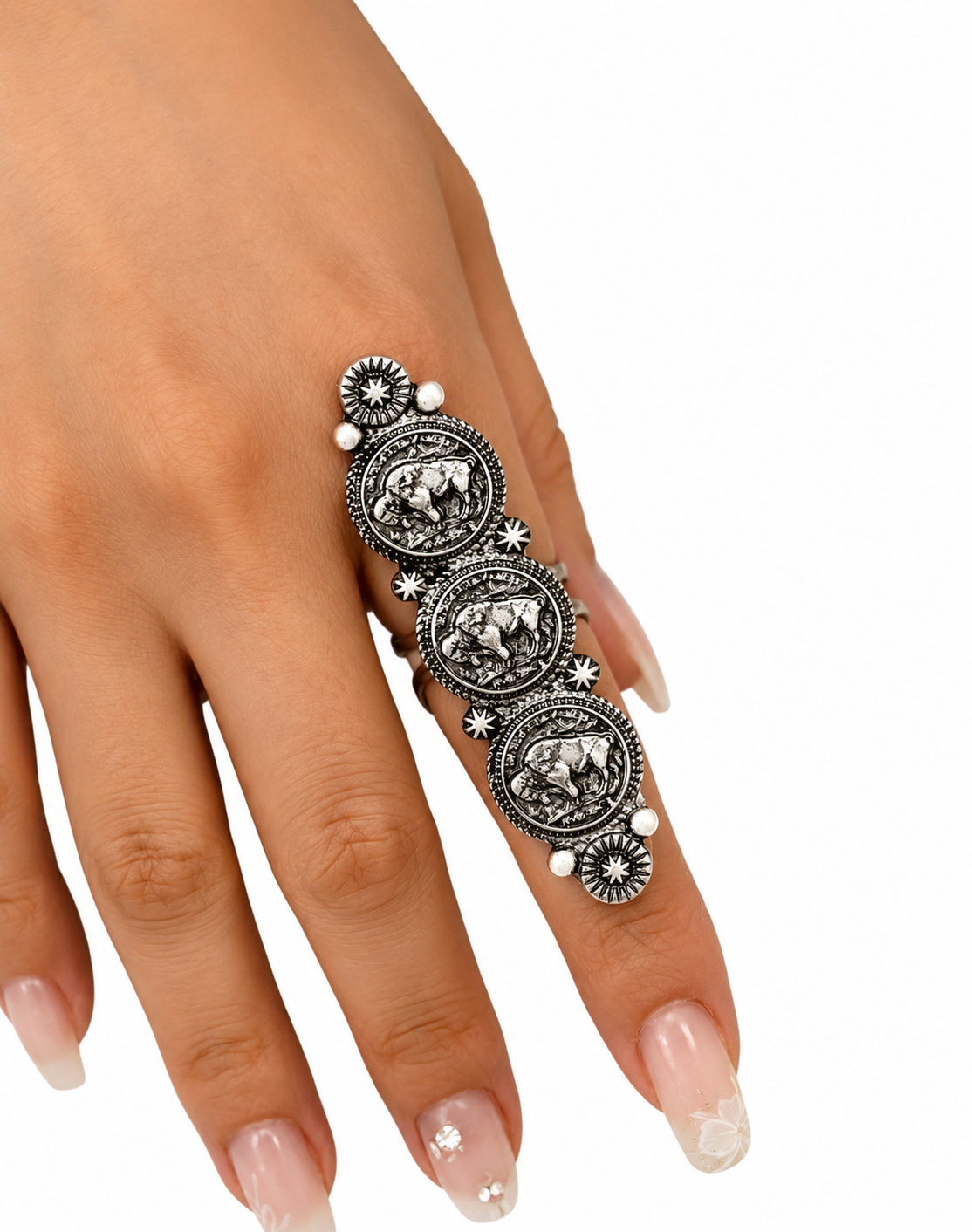 Vintage Lily Statement Ring