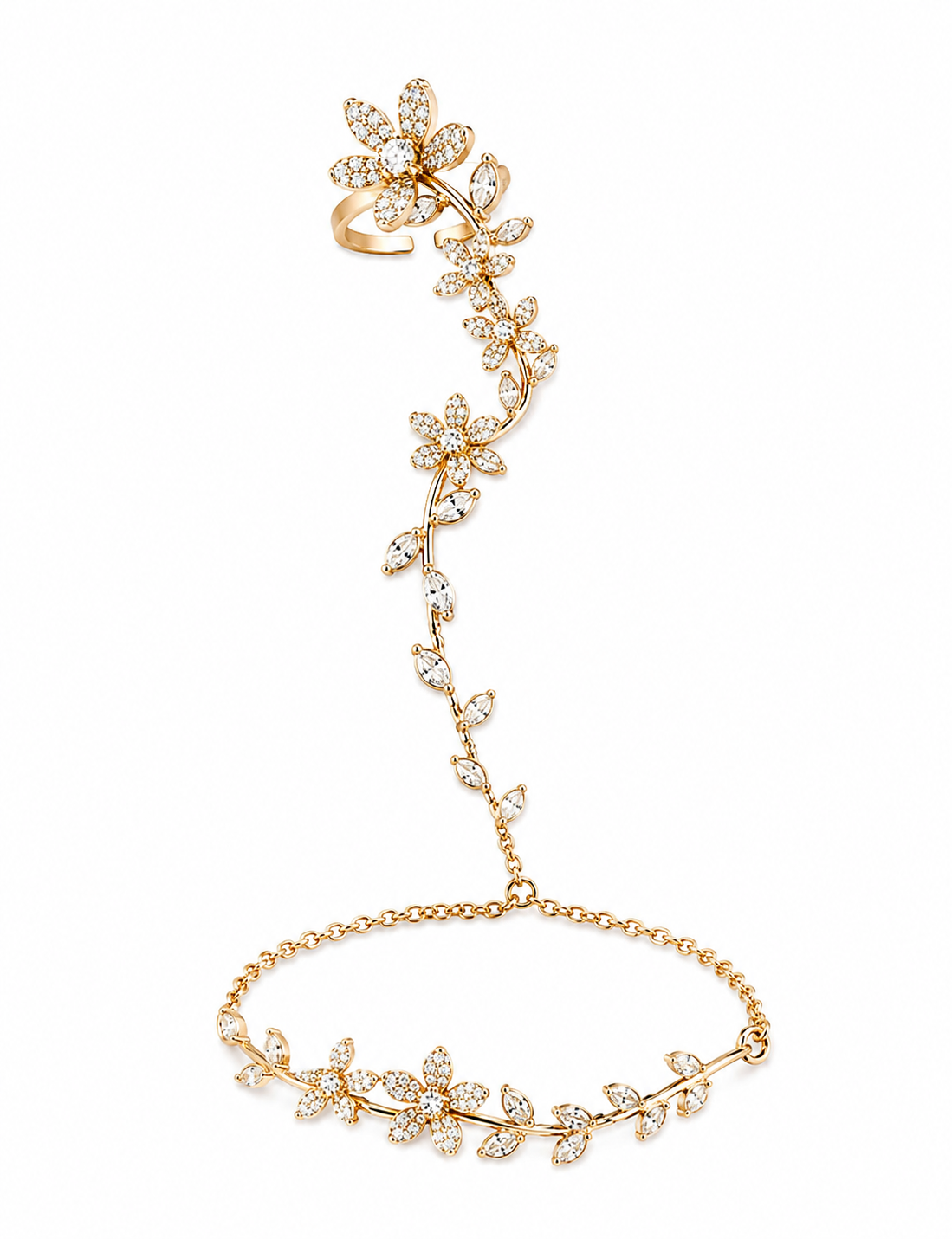 Top Rated Rhinestone Hand Bracelet