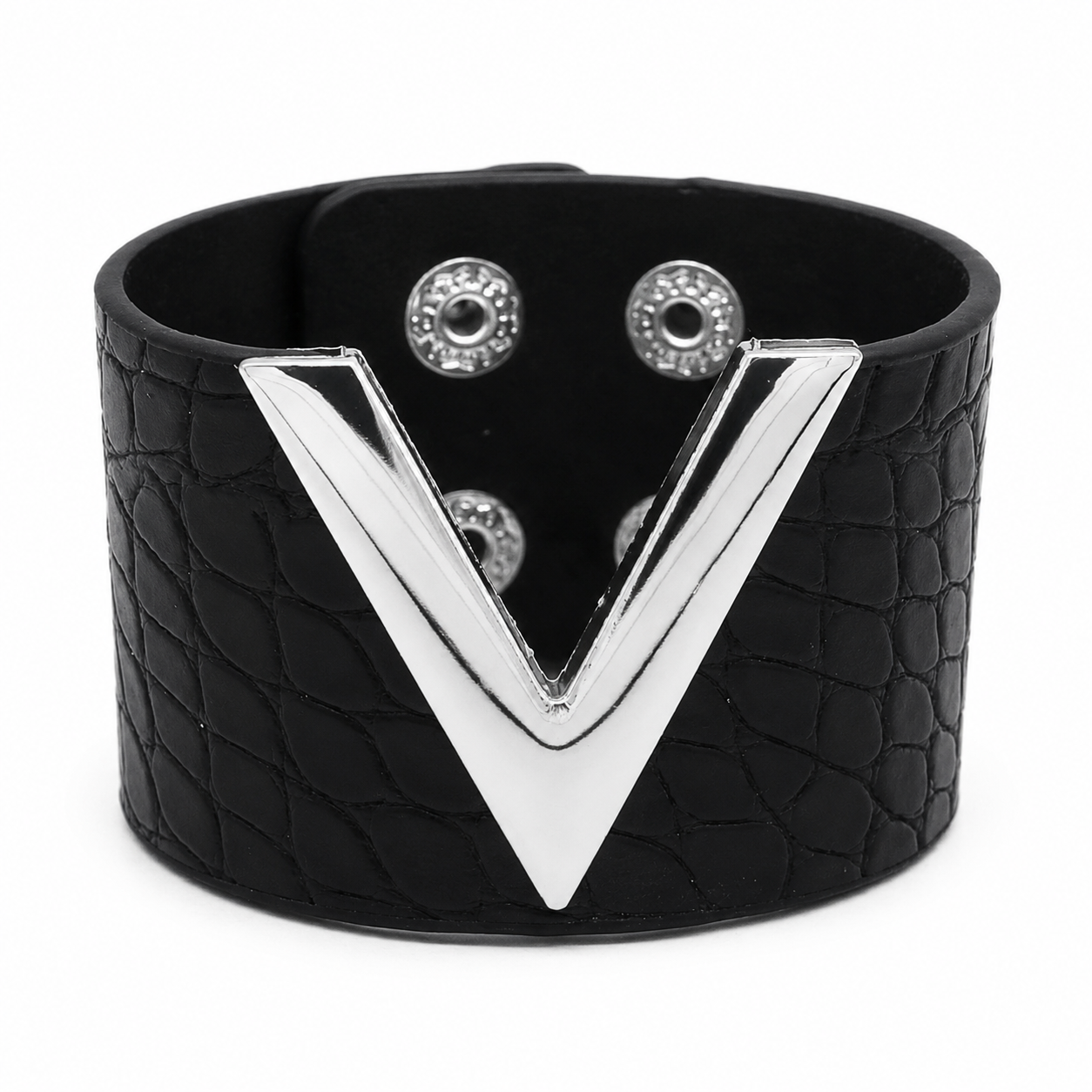 V Leather Bracelet