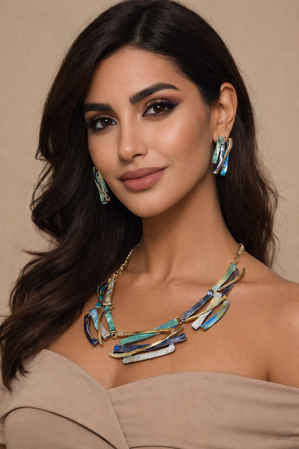Turquoise Golden Set