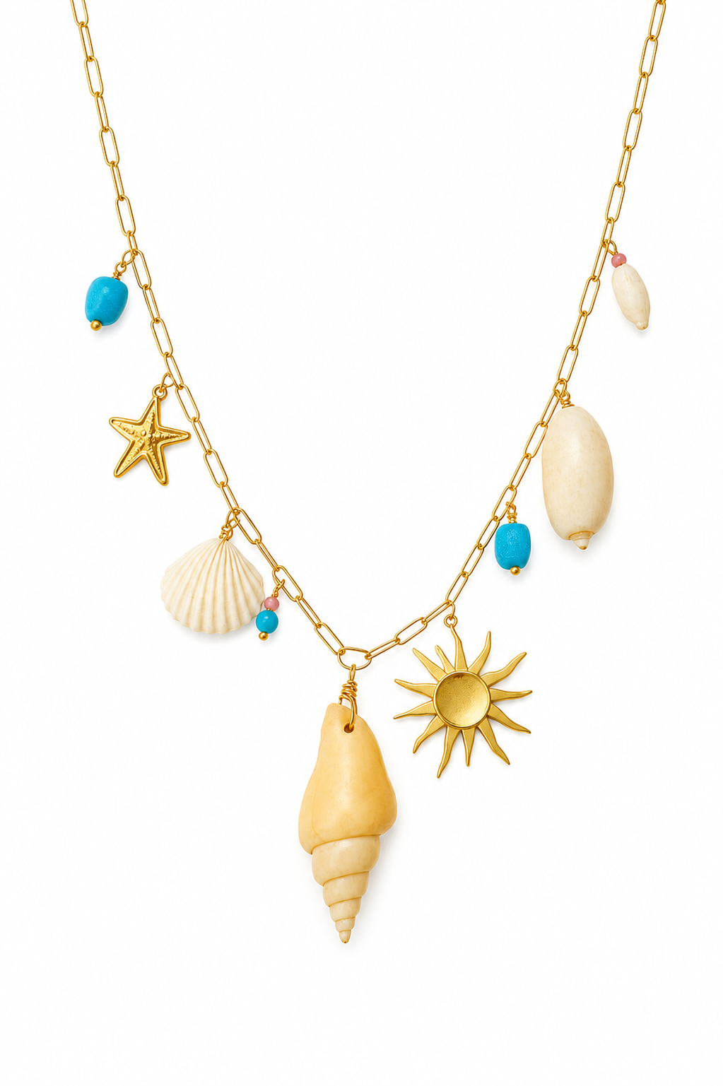 Turquoise Shell Necklace