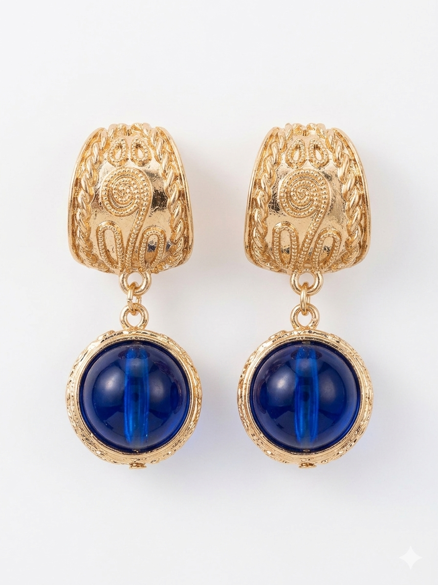 Bleu Dangling Earrings