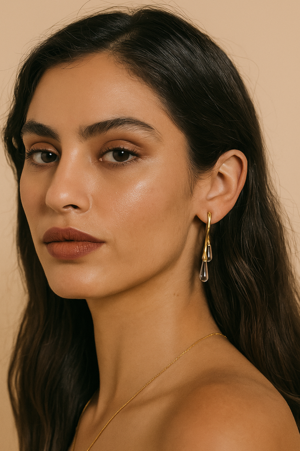 Aqua Drip Earrings