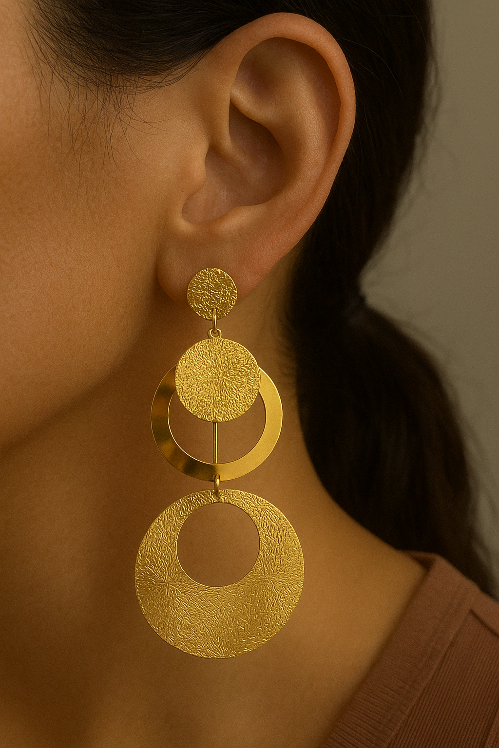 Hollow Out Dangled Earrings