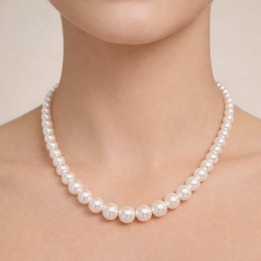 Charmed Lily Pearl Necklace