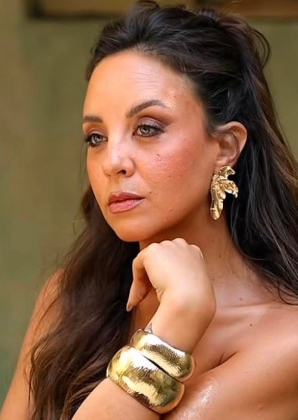 Chunky Golden Bangle