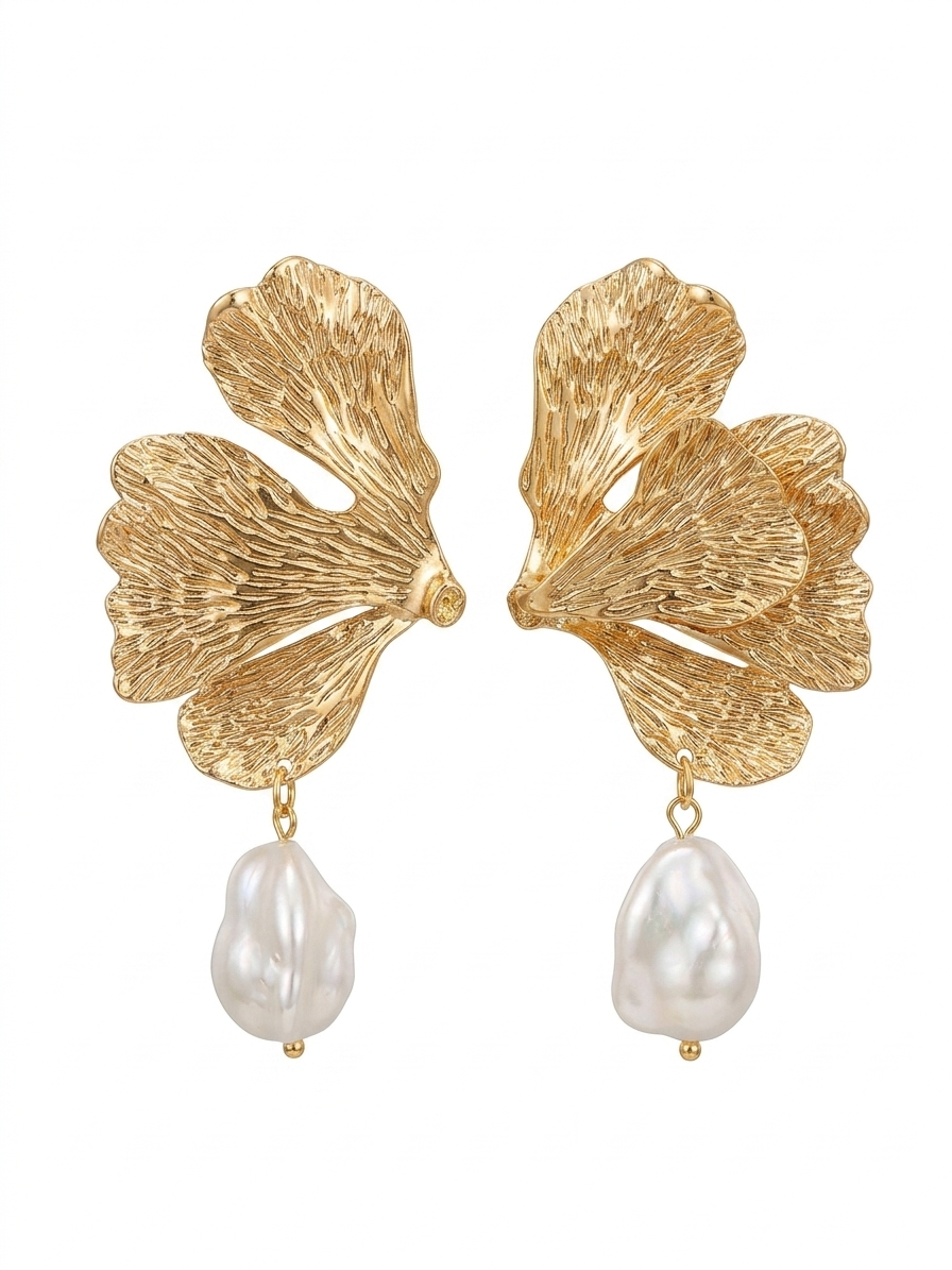 Baroque Pearl Drop Earrings