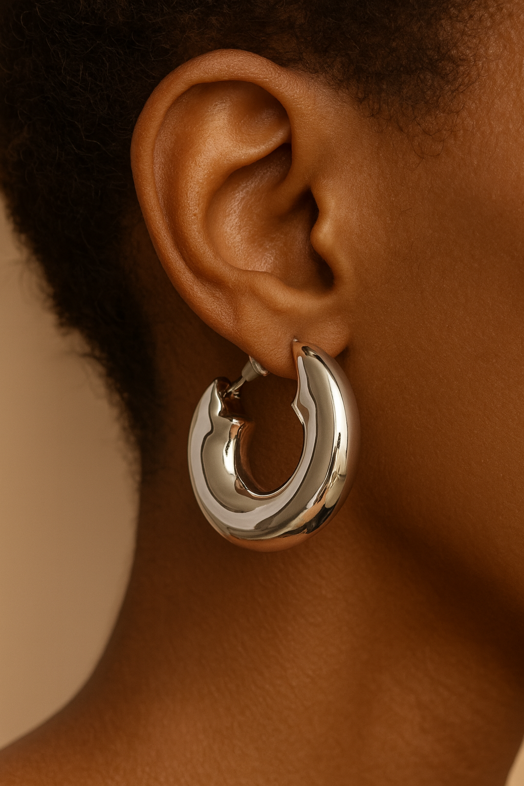 Hoop Silver Earrings