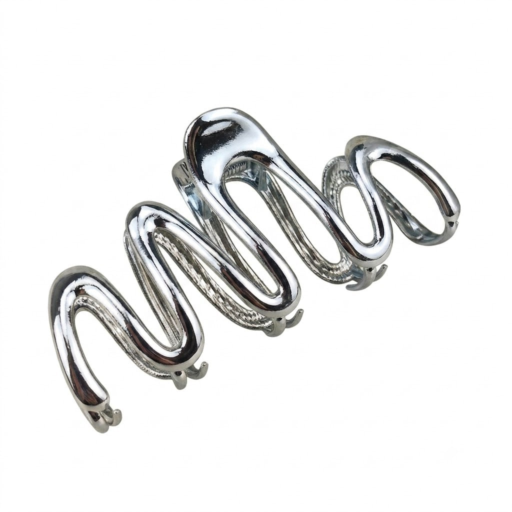 Wave-Shape Claw Clip