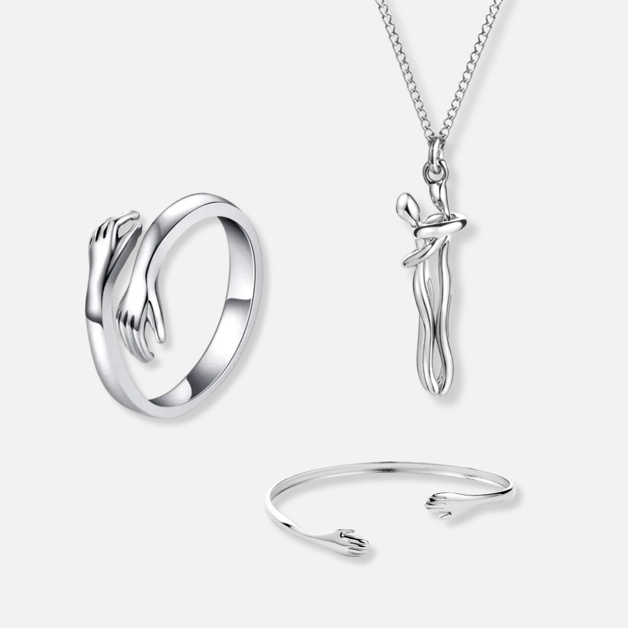 Kramring, Kramhalsband & Kramarmband - Äkta Silver